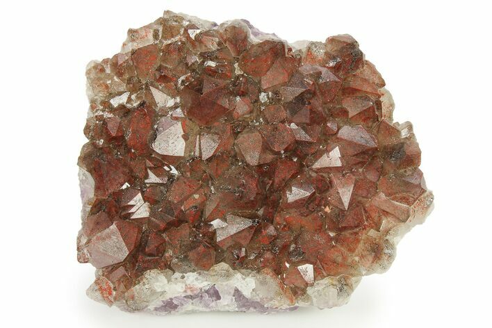 Thunder Bay Amethyst Cluster with Hematite - Canada #281247